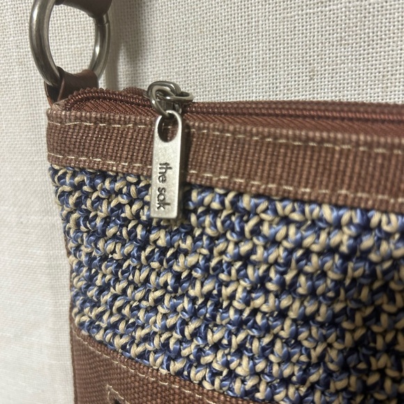Brown and Blue women’s Crossbody Bag - Picture 4 of 6